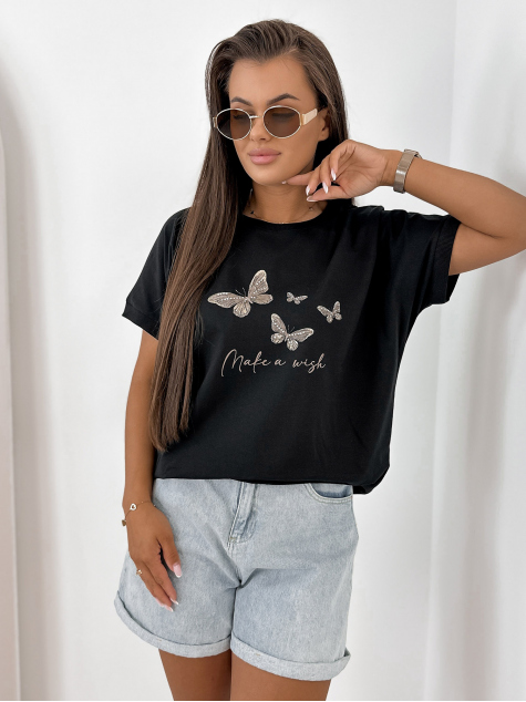 BLUSE SETINE SCHWARZ