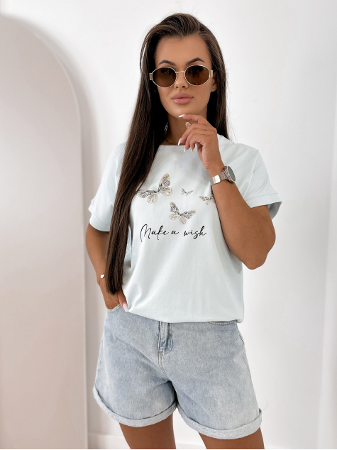 BLOUSE BLUE SETINE