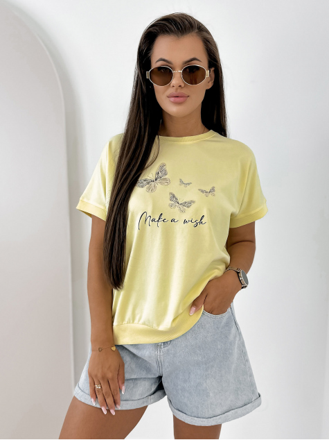 BLUSE SETINE GELBE