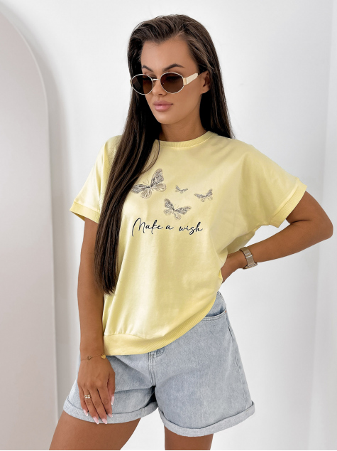 BLUZA SETINE GALBENA