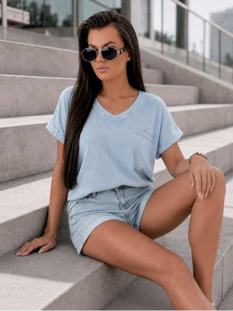 BLUZA DERAN ALBASTRU