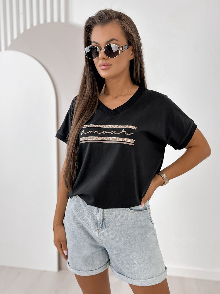 BLOUSE WITERS BLACK