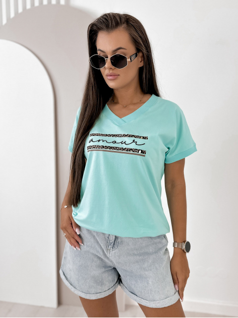 BLUSE WITERS MINTFARBENE