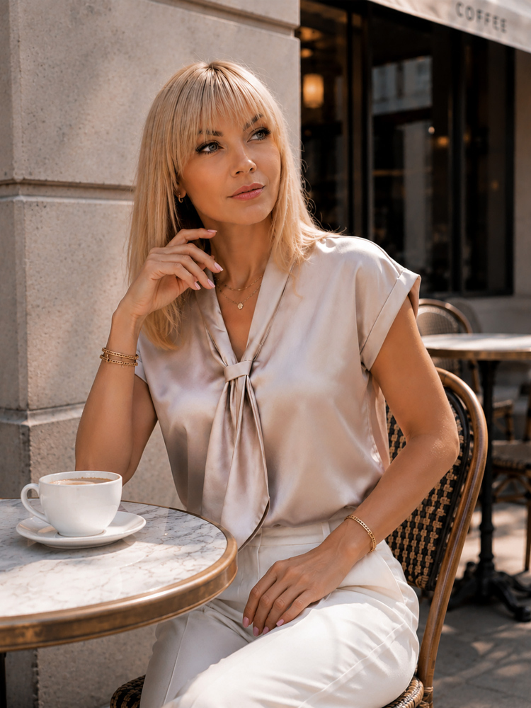 HALENKA ROXANA TMAVĚ BÉŽOVÁ
