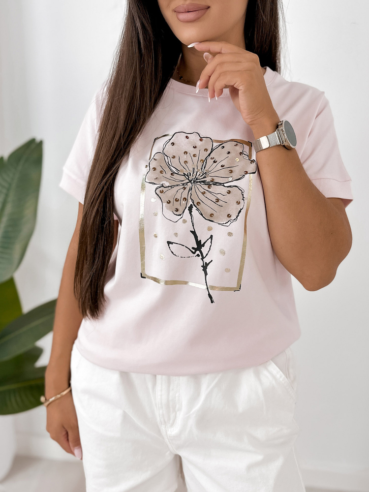 BLOUSE SEGANTI ROSE POUDRE