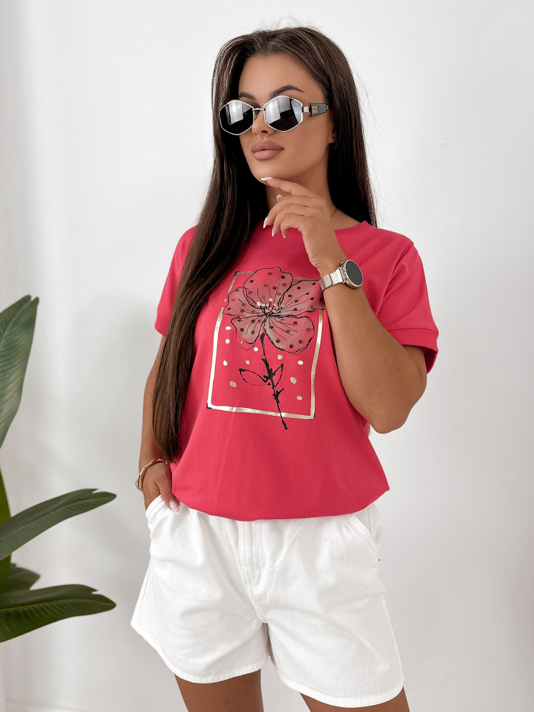 BLOUSE SEGANTI FRAMBOISE