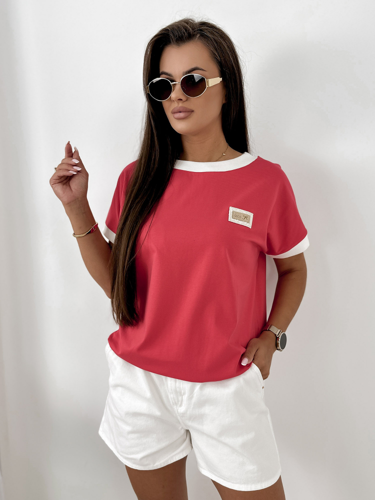 BLOUSE ENSOR FRAMBOISE