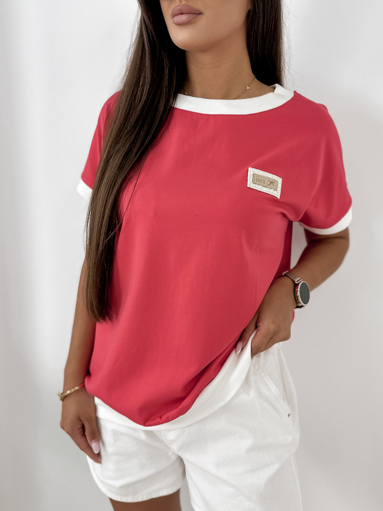 BLOUSE ENSOR FRAMBOISE