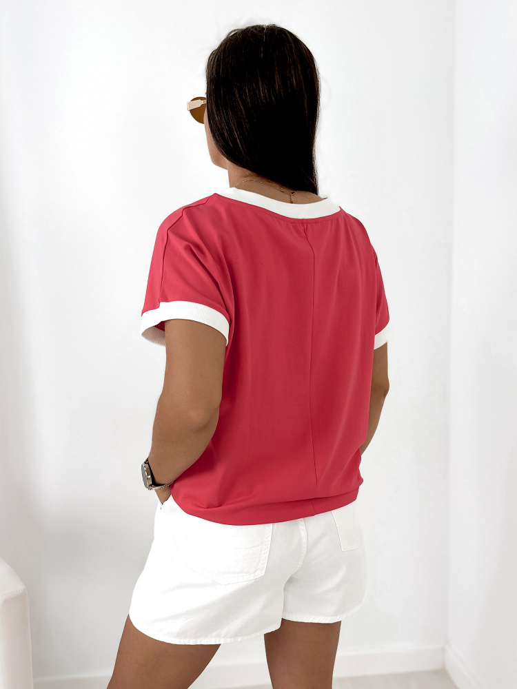 BLOUSE ENSOR RASPBERRY