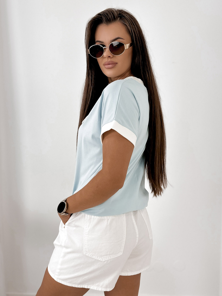 BLUZA ENSOR ALBASTRU