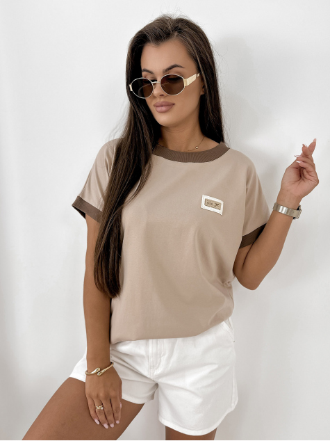 BLUZA ENSOR BEJ INCHIS