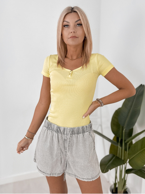 BLOUSE BINONI JAUNE