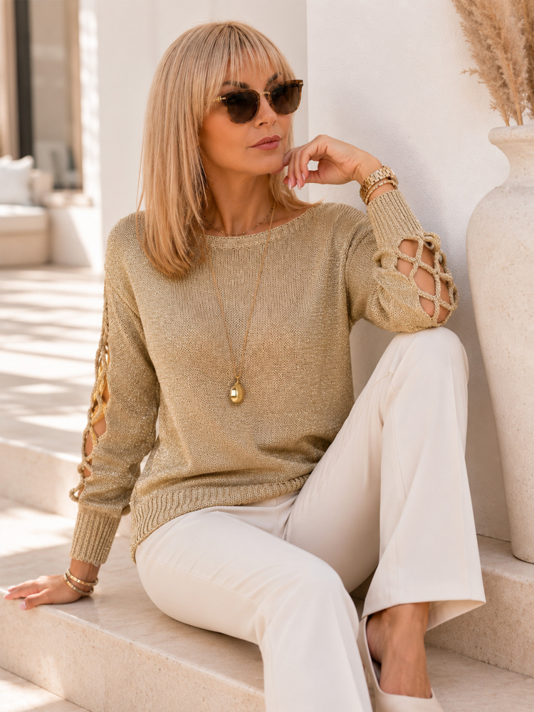 PULLOVER LIVADIA GOLDENER