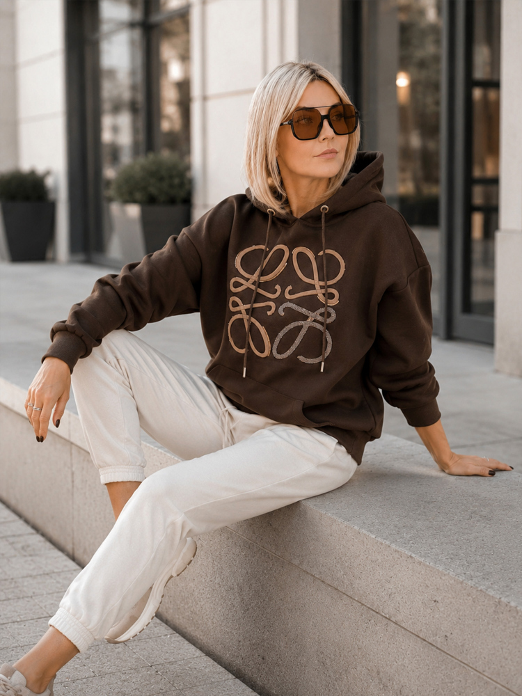 SWEATSHIRT VICENZA DARK BROWN