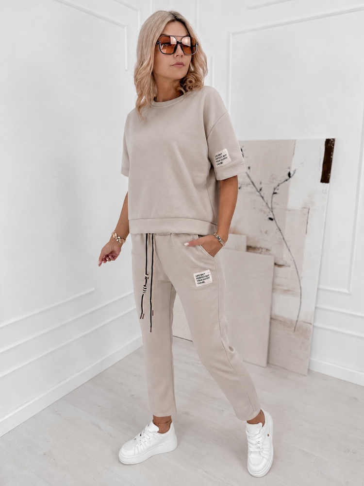 ENSEMBLE CASSO BEIGE FONCÉ