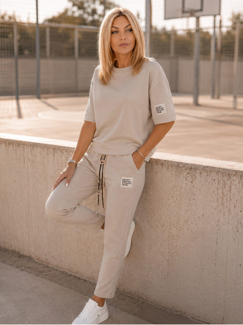 ENSEMBLE CASSO BEIGE FONCÉ