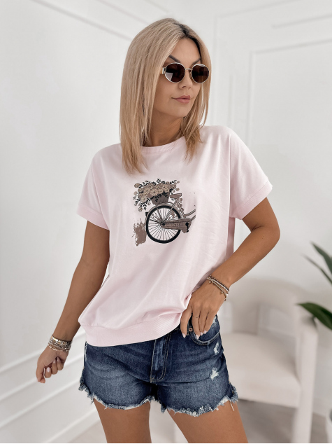 BLOUSE VUELTA ROSE POUDRE