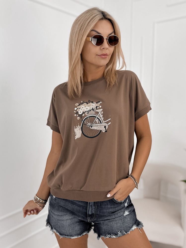 BLOUSE VUELTA BRUN