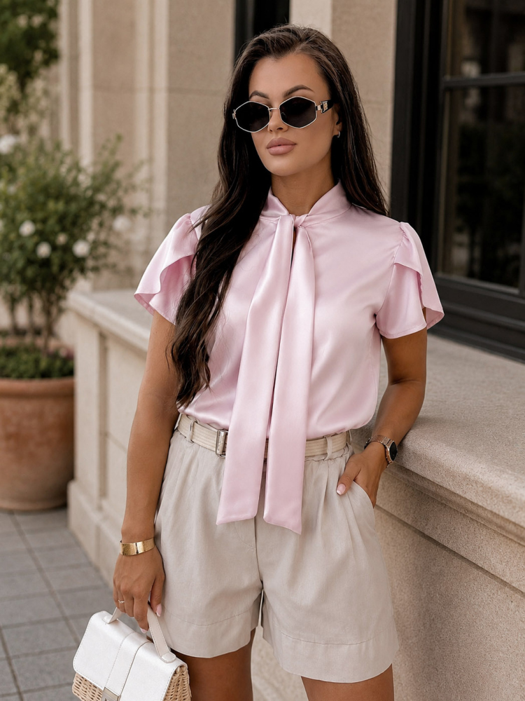 BLOUSE DOLORES ROSE POUDRE