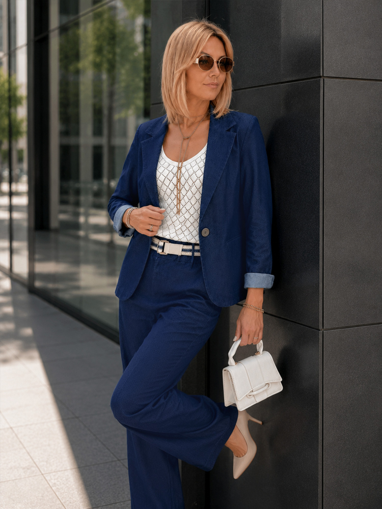 BLAZER JAMINNA DUNKELBLAU