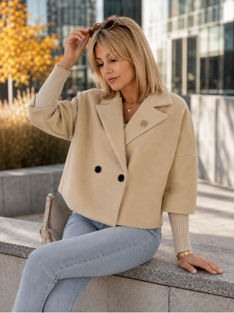 VESTE MIBELLE BEIGE