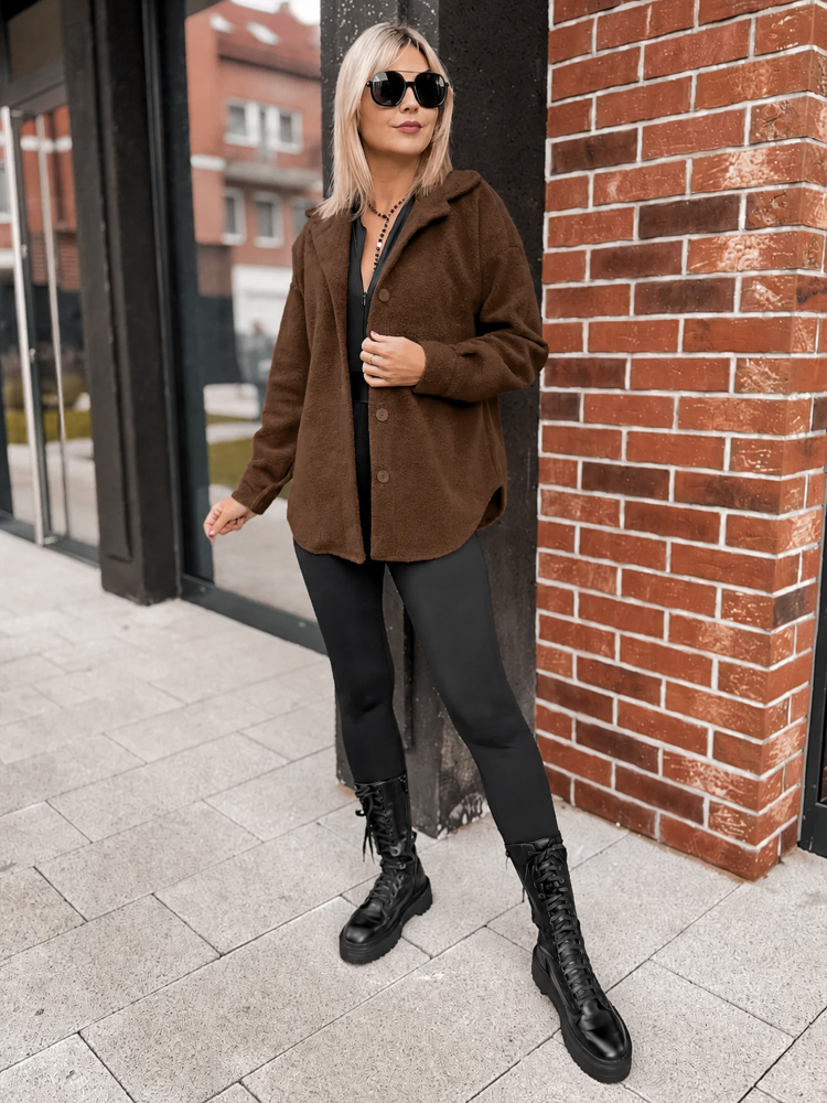 VESTE ISILME BRUN CLAIR