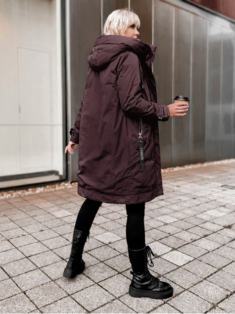 VESTE ADRANNA À LA PRUNE