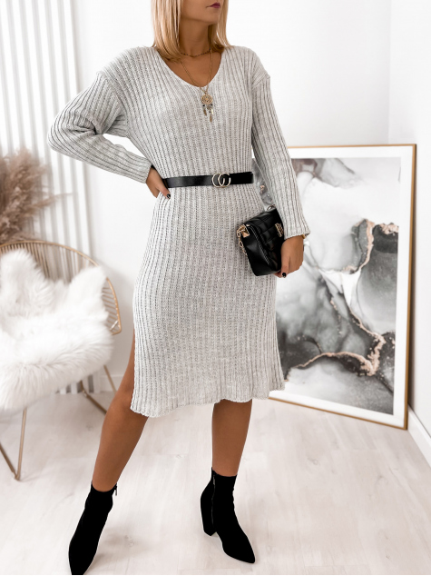 DRESS TINOS GREY