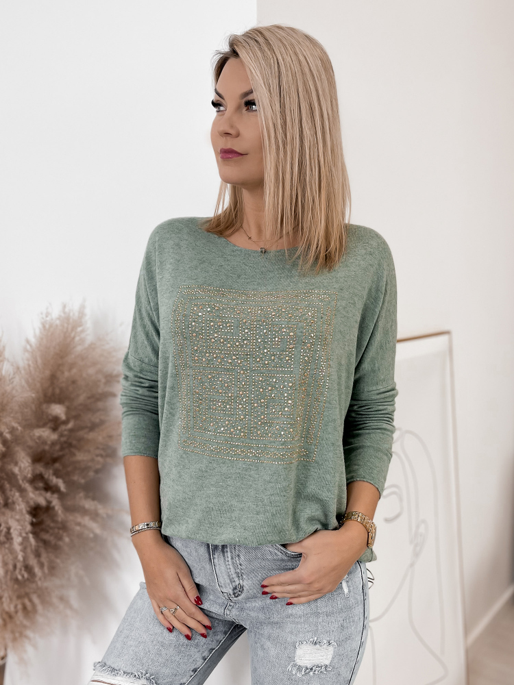 BLUSE ELBA GRÜN