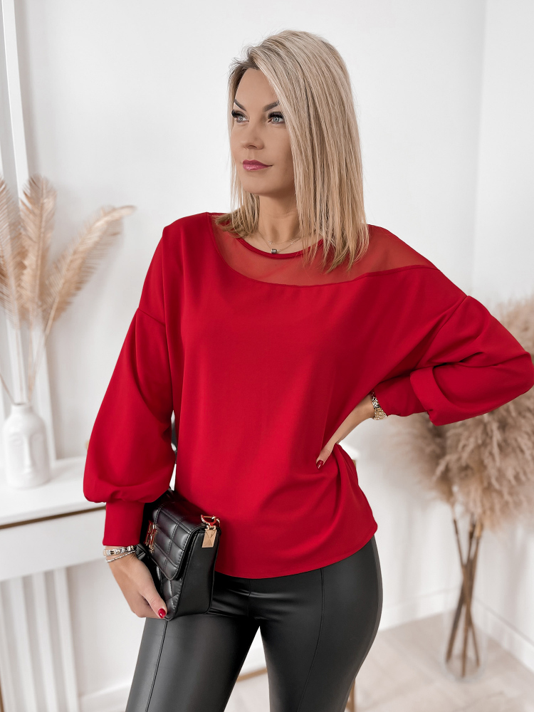 BLÚZKA MILLA ČERVENÁ