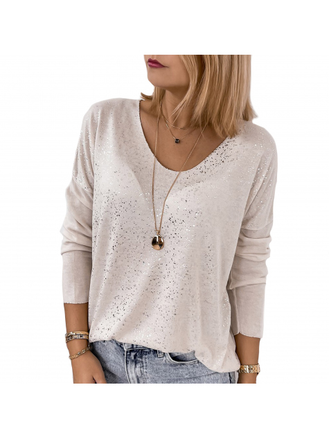 BLUSE TOSSE BEIGE