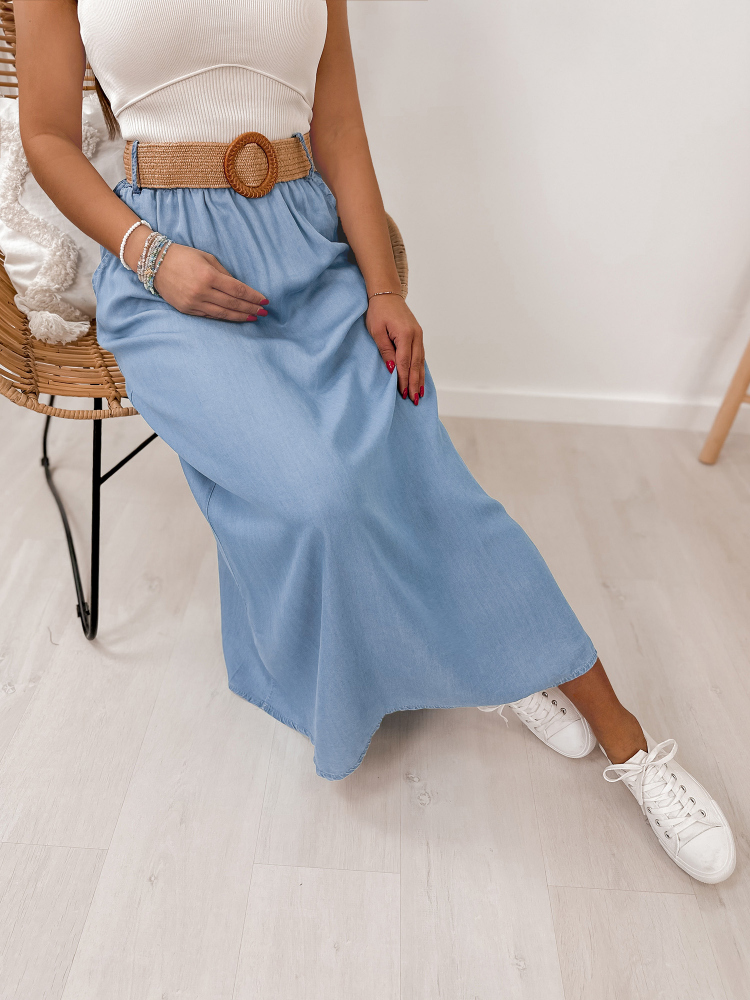SKIRT VEJLA LIGHT BLUE