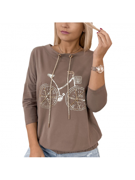 BLOUSE BICYCLE BROWN