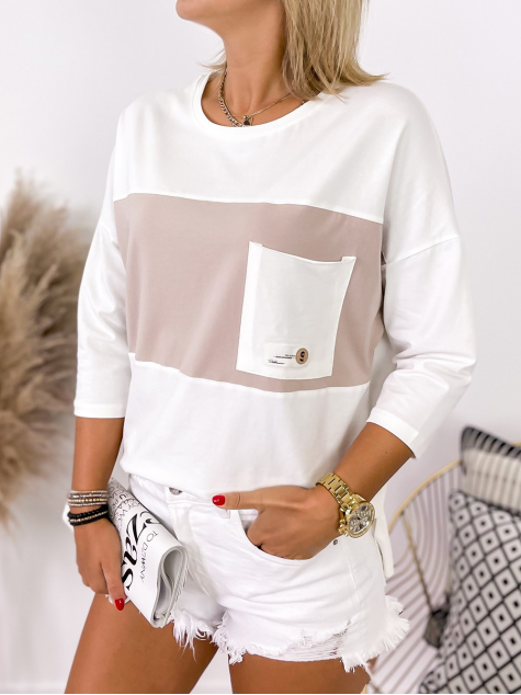 BLUSE AVELLINO ECRU