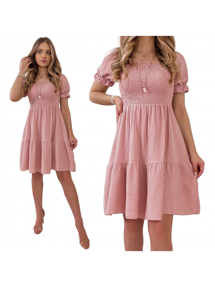 ROBE SHAFTER ROSE POUDRE