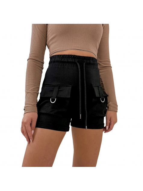 PANTALONI SCURTI IBROS NEGRU