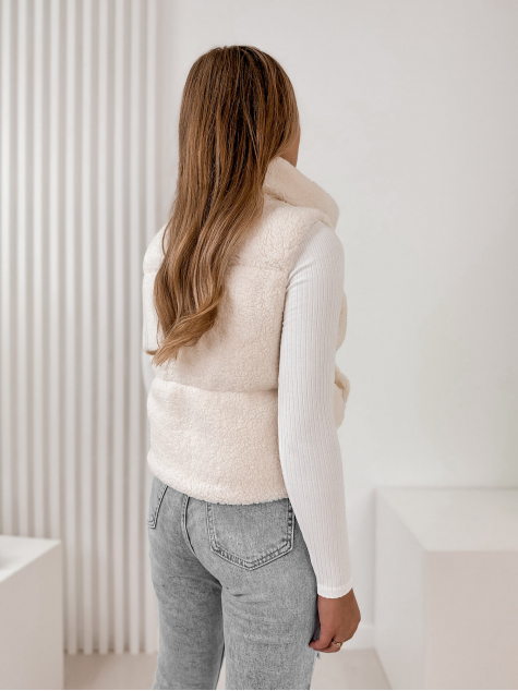 VESTE BOUCLE GEORGIA ECRU