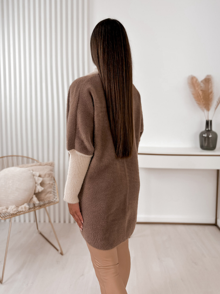 COAT ALPAKA MINES BROWN