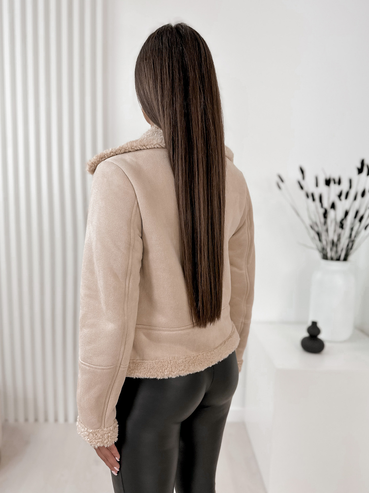 JACKET CROCKER SHEEPSKIN BEIGE