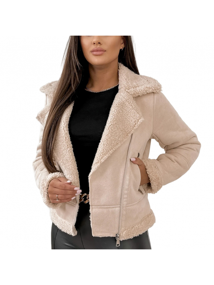 JACKET CROCKER SHEEPSKIN BEIGE