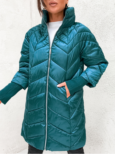 MANTEAU GARI TURQUOISE