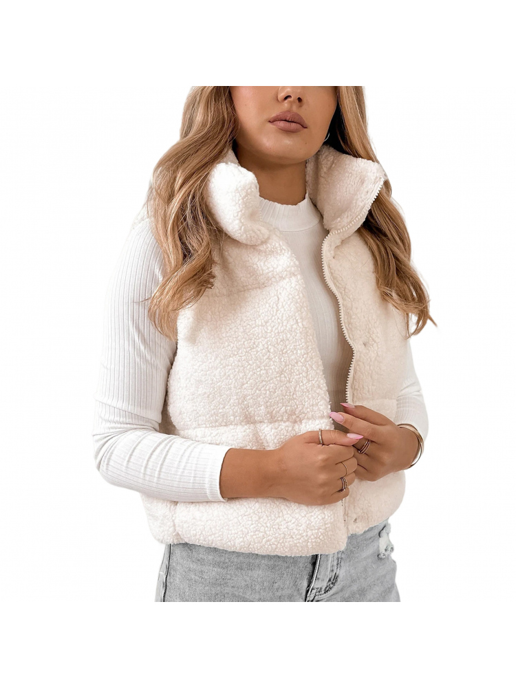 VEST BOUCLE GEORGIA ECRU