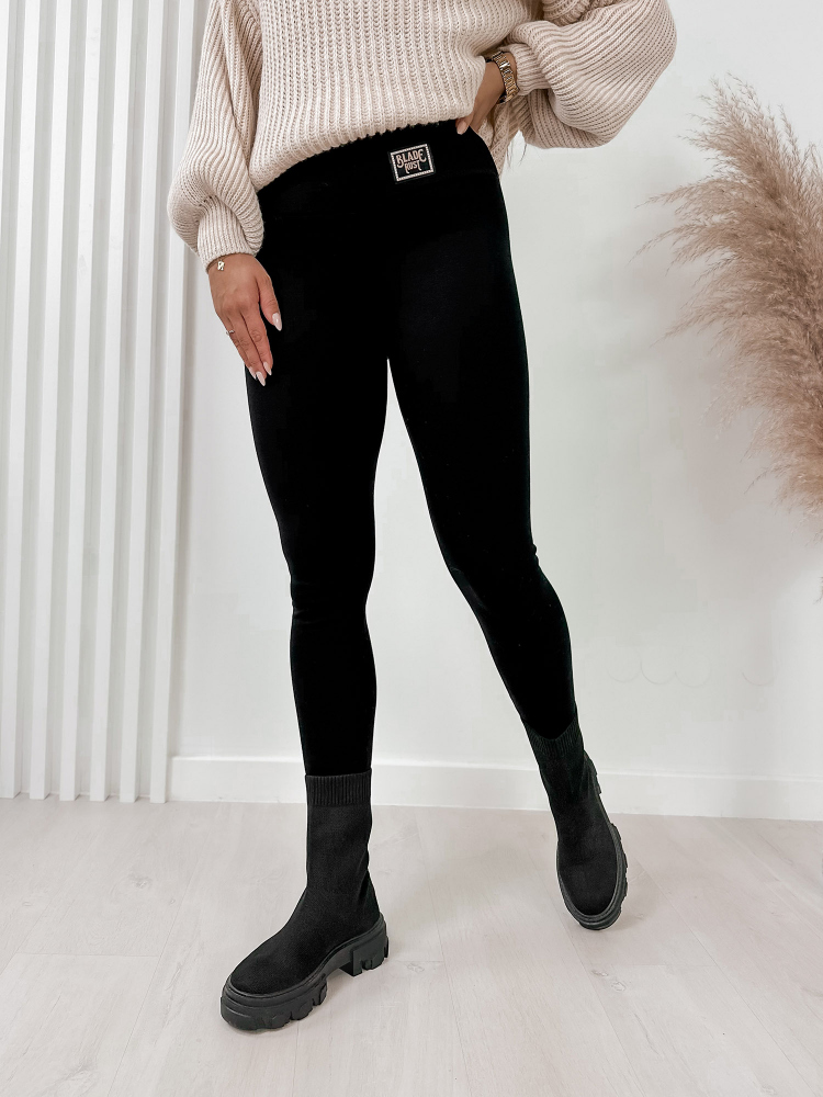 LEGGINGS INSULATED BURST BLACK