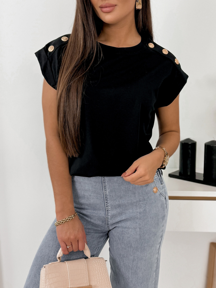 BLOUSE GABRIELLE BLACK
