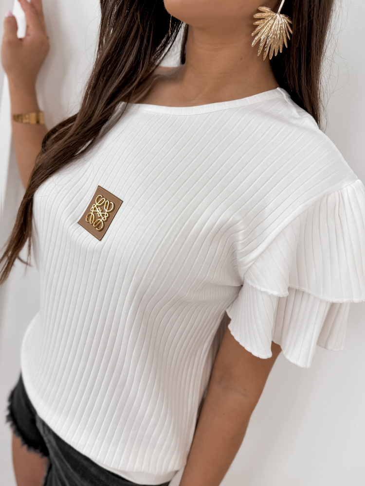 BLOUSE KUGO ECRU
