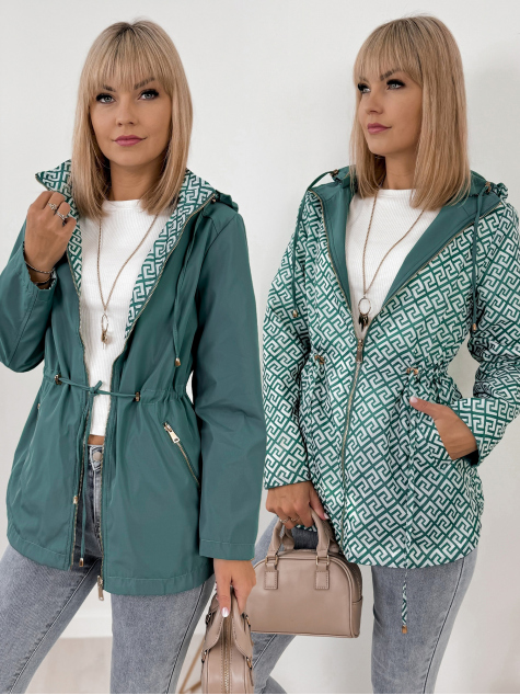 JACKET DOUBLE-SIDED ZENIR TEAL