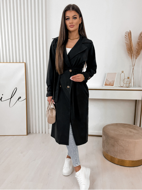 COAT DRAKEN BLACK