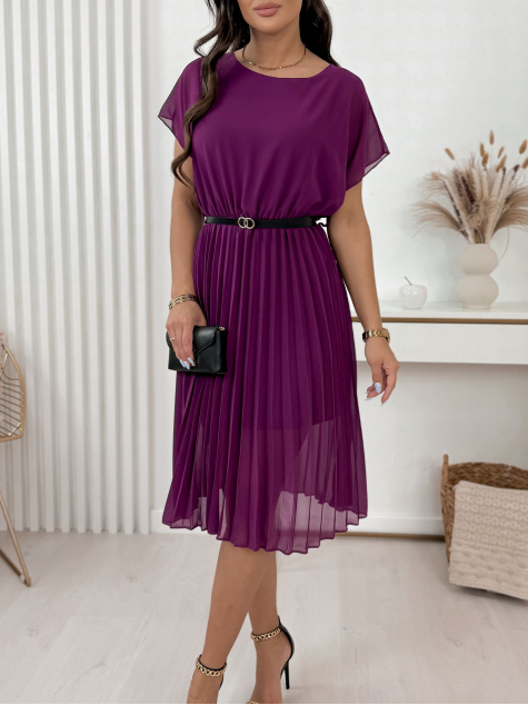 DRESS DULL PURPLE