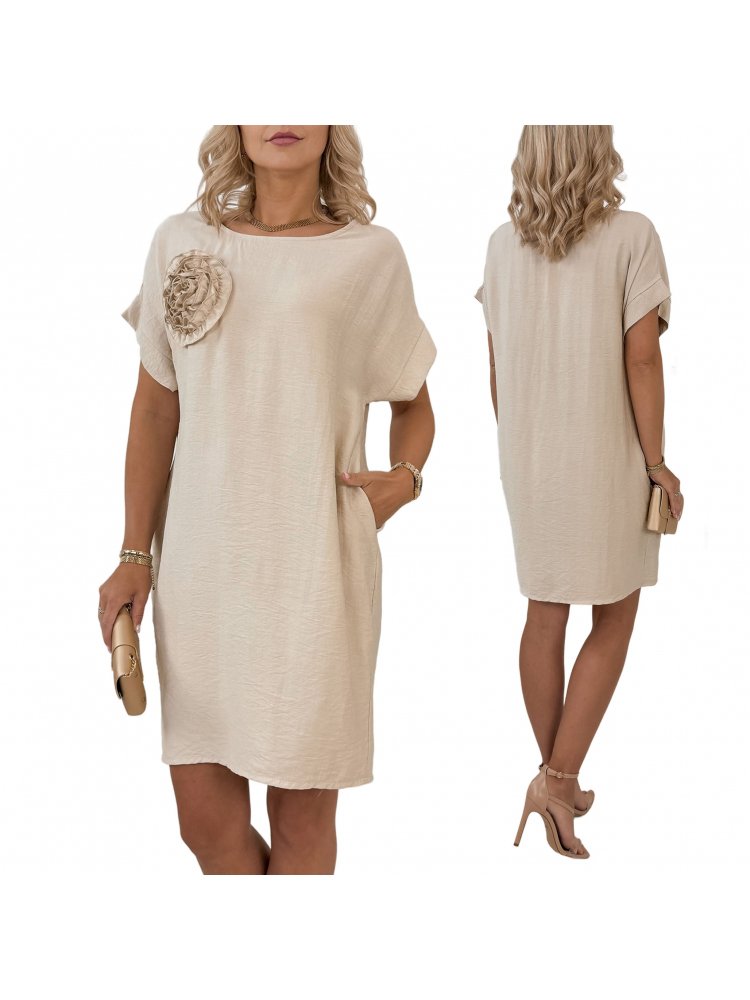 DRESS MILLOS BEIGE