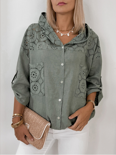 MIKINA DEMET KHAKI
